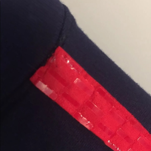 Vintage Rare HANDCRAFTED BY MARDEL Navy Red White zip bling USA 70's 80's - Picture 7 of 10